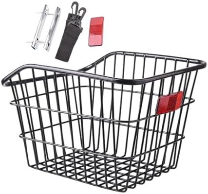 Bike Basket Rear 35L Large Capacity Foldable Bike Storage For Shopping Outings E - Foto 9