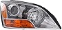 Evan-Fischer Headlight Assembly Compatible with 2007 Kia Sorento Halogen Passenger Side