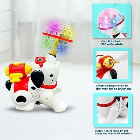 Braintastic Intelligent Robot Learning Machine Dancing Toy with Lights & Music for Kid (Dancing Dog Musical Toy) 3