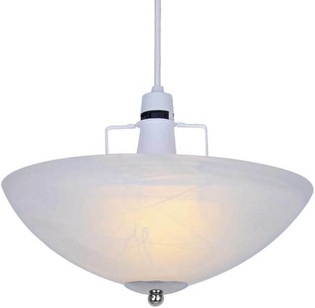 Traditional Alabaster Glass Uplighter Ceiling Light Shade with a Silver Chrome Gimble