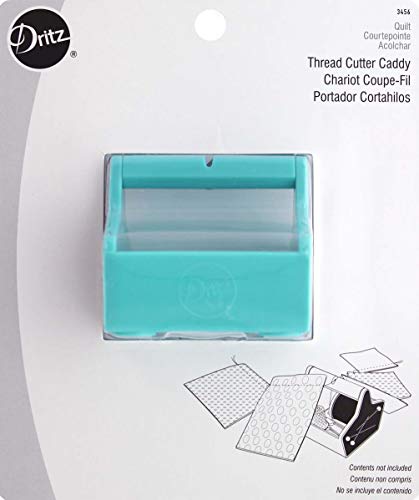 image for Dritz Thread Cutter Caddy, Magnetic Sides”, Aqua, 2-1/4