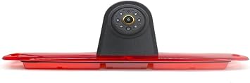 reversing camera solar wireless Replacement for Master For MK3 2010-2019 Stop Lights Rear View Brake Light Camera BackupOrangeGolden-lens