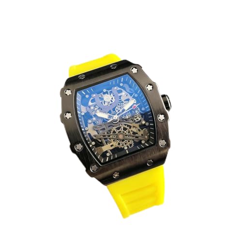 Montre automatique homme en titane avec cadran mécanique squelette