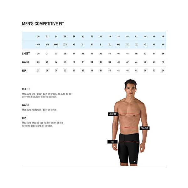 Speedo Men's Swimsuit Square Leg Endurance+ Solid Beachwear Central