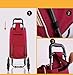 GaRcan Karren, Sackkarren Einkaufstasche Einkaufswagen Ersatztasche Einkaufstasche Trolley-Koffer Ersatzkapazität 40L Trolleys D (A)