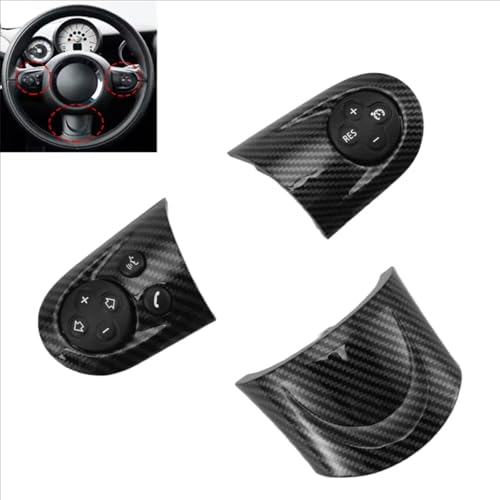 Control de crucero para Mini Cooper R56 con botón de volante multifuncional resistente 3