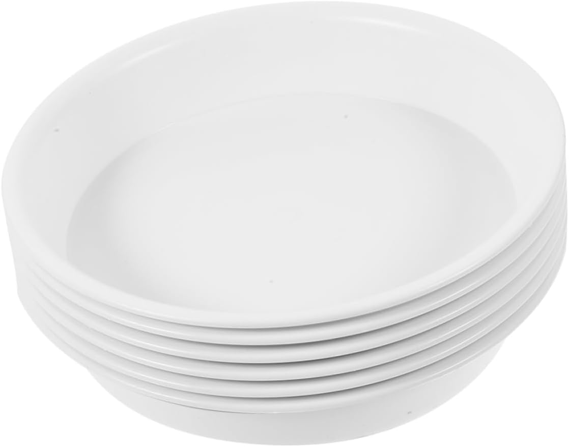 ibasenice 30pcs Round Plant Tray Thick Saucer for Potted Plants Water Drip Tray for Use Fits Pots