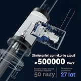 CECIPA Bateria Kuchenna Czarna, Wysokociśnieniowa, Obracana o 360°, Z Wysoką Wylewką, Łatwa Instalacja