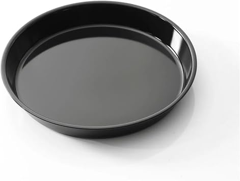 Cook-Lab 2 Adet 36 Ve 26 * 37 Cm Siyah Parlak Emaye Yuvarlak Ve Kare F r n Tepsi Seti Siyah 26 Cm