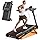 Vitalwalk Foldable Treadmill with Auto Incline, Commercial 49"x18" Wide Running Belt, 10MPH, 3.5HP Brushless, Walking Pad Tre