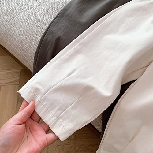 Toddler Boy Wide Leg Joggers Straight Elastic Waist Sweatpants Kids Solid Trendy Casual Long Fall Athletic Trousers4