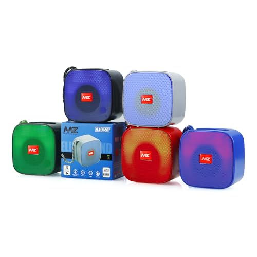 Image of MZ M405SP (Portable Bluetooth Speaker) Dynamic Thunder Sound, in Built RGB Light 5 W Bluetooth Speaker (Green, Stereo Channel)