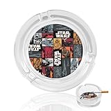 灰皿 スターウォーズ ガラス灰皿 たばこ灰皿 卓上灰皿 喫煙具 おしゃれ 大容量 タバコ固定 室内 屋外