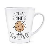 You Are uno Smart Biscotti 12oz Latte Tazza