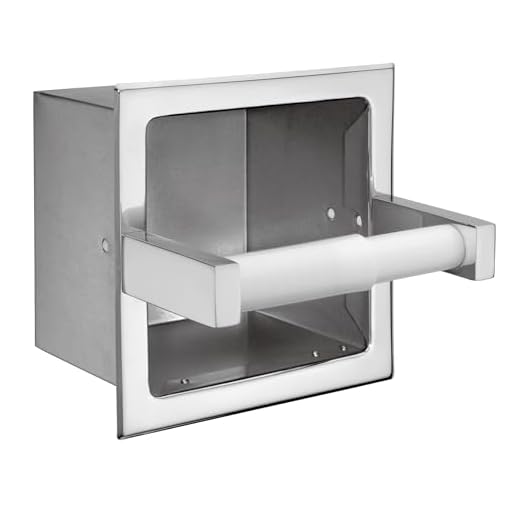 Moen 5571 Donner Hotel and Motel Extra Roll Recessed Paper Holder, Chrome