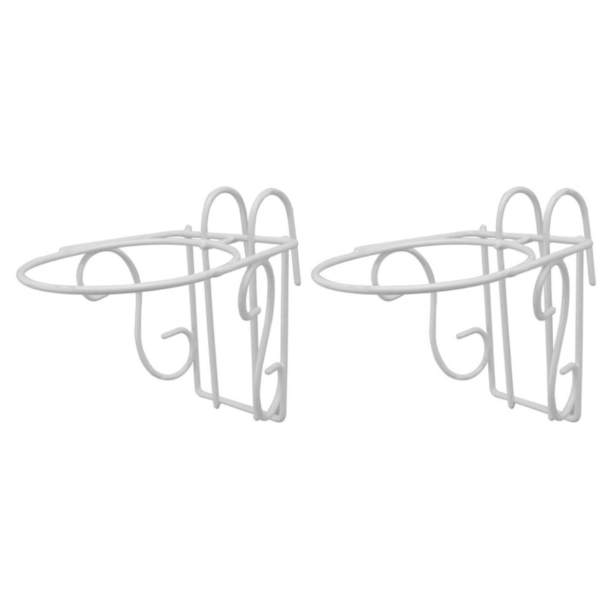 Soporte colgante de hierro para decorar terrazas y patios con plantas