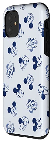 Coque iPhone 11 Mickey Minnie icon faces au design vintage et rétro