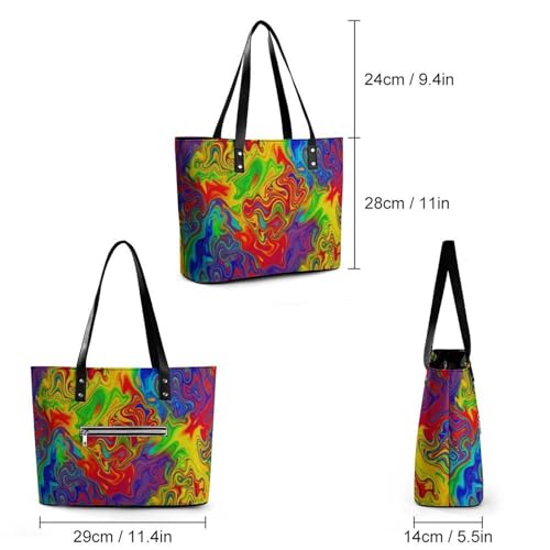 Bolso tote grande de cuero suave para mujer miniatura 4