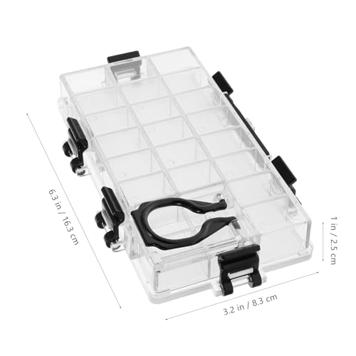 Caja de pintura de acuarela hermética de plástico ligera con 24 compartimentos para óleo 2