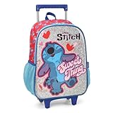 MOCHILA STITCH - VERMELHA -COM RODAS - IC39812SC0400UN