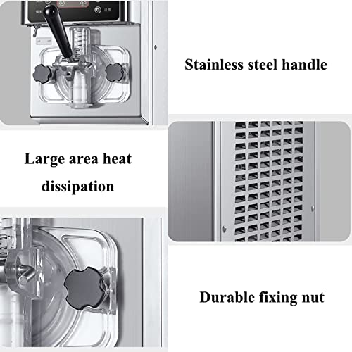 VEVOR Macchina Per Gelato Professionale 34-44 L/h 1850 W 3 Gusti - Foto 3