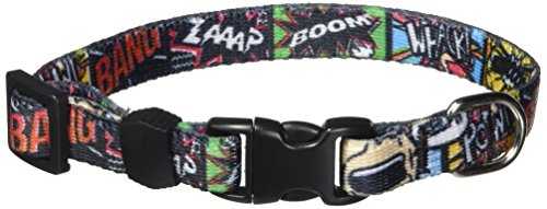Image of Yellow Dog Design Vintage Comic Strip Dog Collar - Size Teacup 4 inch - 9 inch
