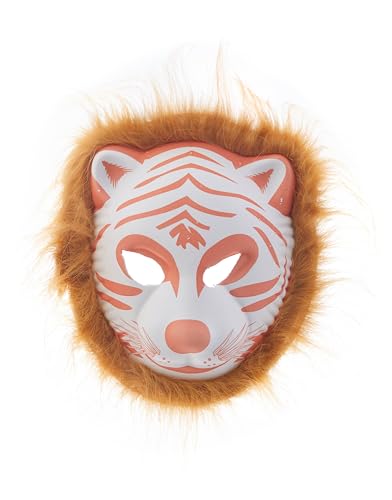 Image of PoPo Toys Animal Wild Cat Face Mask for Kids | Party Supplies for an Animal Themed Halloween /Holi | Pack of 1 (Any One Assorted