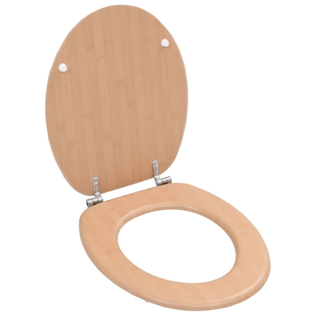 Sedile WC con coperchio in MDF design bambù 02_0002897