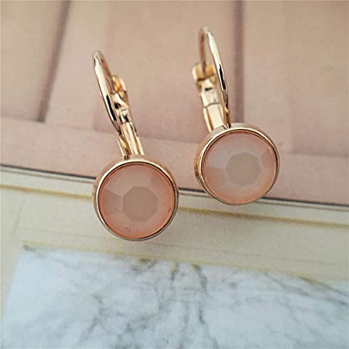 Bijoux de fête décontractés boucles d'oreilles acrylique et métal doré