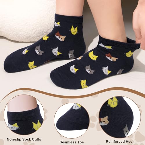 Justay 5 Pairs Womens Cat Socks Novelty Funny Cotton Socks Cute Cat Claw Socks Animal Ankle Socks Gifts For Women thumb #1