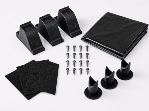 OAKENZ Half Barrel Planter Starter Kit – Wine & Whiskey Barrel Liner Bag with Drain Tube & Mesh – Complete Waterproof Insert System for Half Barrel Planters – Heavy-Duty Plastic