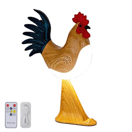Lampe de coq originale à commande tactile, le cadeau insolite idéal pour la famille