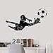 Produktbild XIAOJIE0104 Sport Wandaufkleber Abnehmbare Fußball Torwart Spieler Wandtattoo Kinder Jungen Room Decor Vinyl Sport Kunst Wandaufkleber 106 * 57 cm