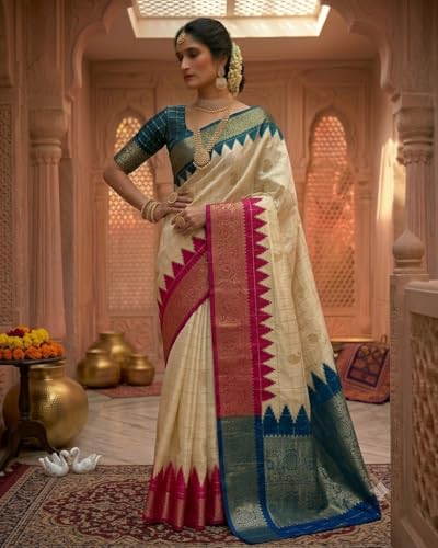 Generic pink mysore silk saree – image 3
