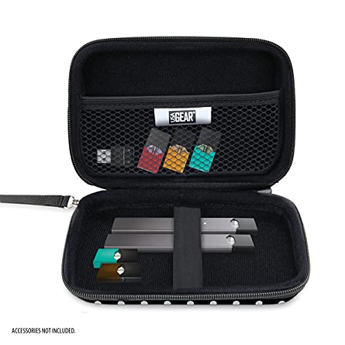 Usa Gear Vape Case - Vape Pen Case With Ecigarette And Pod Travel Storage - Water Resistant, Wrist Strap, Compact Design, Hard Shell Exterior - Compatible With Vape Pens & More Vape Device- Polka Dot #TOP2
