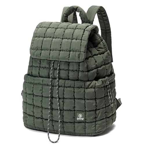 DOYOGI Quilted Backpack for Women, Lightweight Travel Gym
