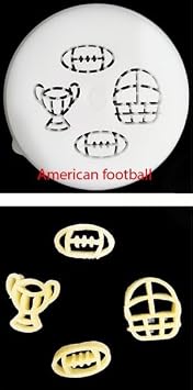 Sport Soccer Shaped Pasta, Ball Fun Shaped Noodles for Kids and Youth Players, Fit For Philips Automatic Pasta Maker, Disc Compatible With Philips Attachment American Football 4in1