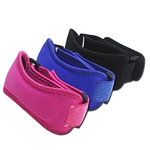 Ipetboom 2Pcs Breathable Knee Pad with Adjustable Patella Strap for Enhanced Protection Sports Activities Blue