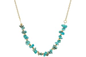 18K Gold Turquoise Necklaces: A Statement of Grace and Beauty