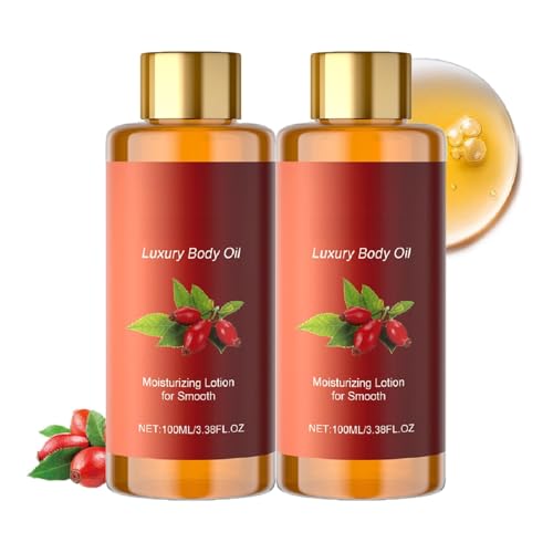 Aceite Corporal Reafirmante Mágico, Loción Corporal Hidratante y Reafirmante Profunda con Coco y Rosa Mosqueta, para Piel Seca, con Líneas de Expresión y Flácida