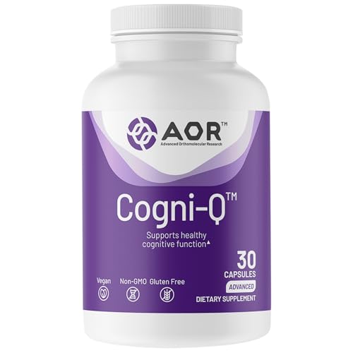 Cogni Q with 20mg PQQ and 300mg CoQ10 (30 VeggieCapsules) (formerly Ortho PQQ) Brand: A.O.R Advanced Orthomolecular Research by 