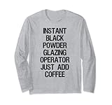 Instant Black Powder Glazing Operator Add Coffee