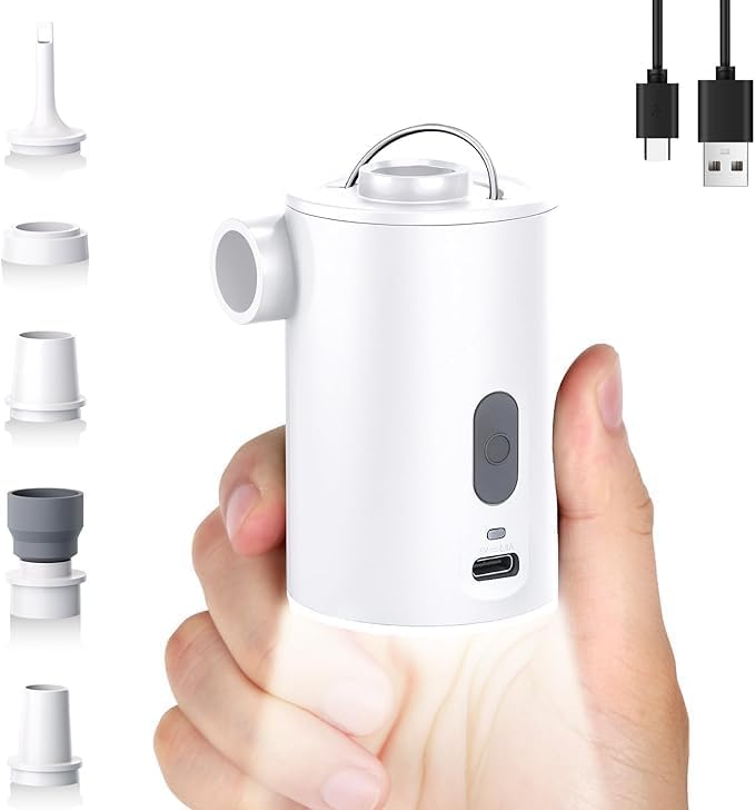 mini air Pump White