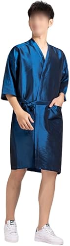 Miniatura 7 de Exceart Vestido de cliente de salón Vestidos de peluquería Batas Capas Vestido protector Delantal Azul, Azul