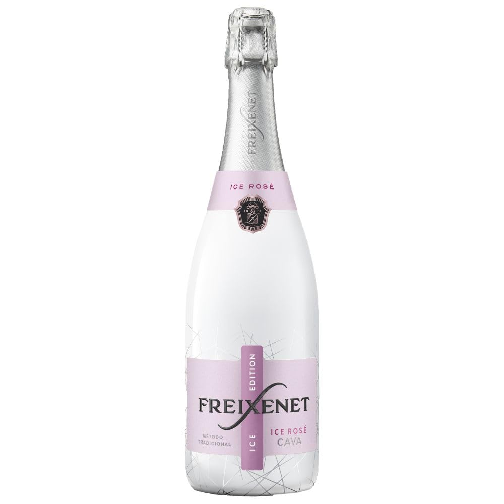 Freixenet ICE Rosé D.O. Cava, Halbtrocken, 12,5% Alkohol (1 x 0,75 l Flaschen) – Sommergetränk aus feinsten Rebsorten