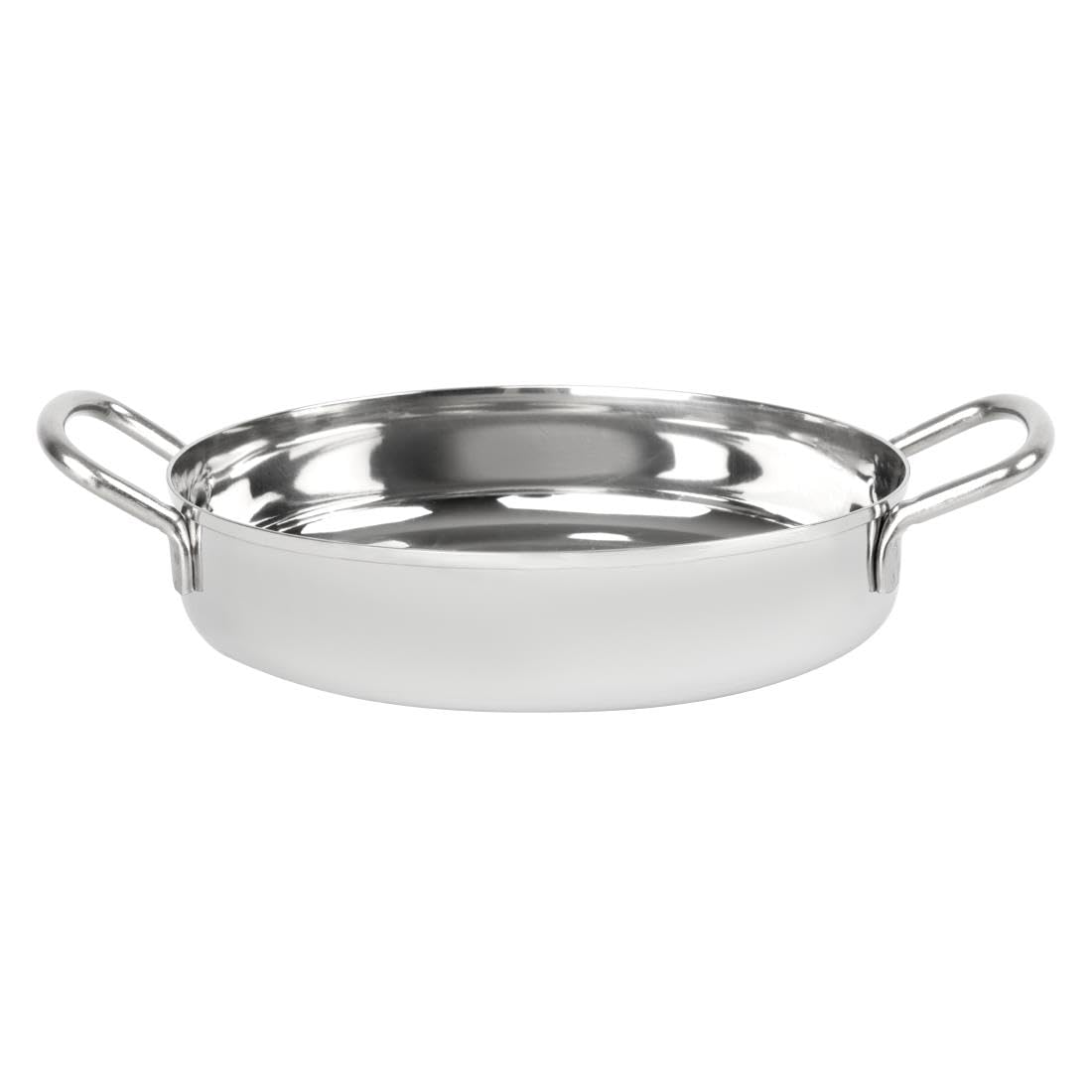 Olympia Table Presentation Double Handle Dish Stainless Steel, 180 mm