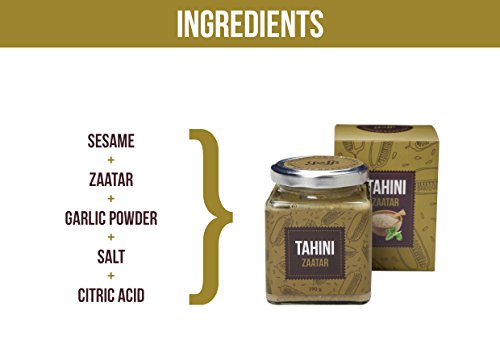 Israeli Tahini Skhug And Zaatar, Gift Box From The Holy Land (2 X 6.7 Oz) #TOP2