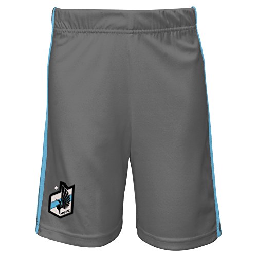 MLS Minnesota United Boys -Primary Fan Shorts, Charcoal, 2T