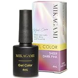 MIKAGAMI カラージェル ネイル HEMAフリー 4mL 日本製 シアーダークピンク