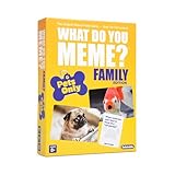 What Do You Meme? Family Pets Only Edition, Amazing Kids Games and Funny Games for The Whole Family, Includes 300 Caption Cards, 65 Image Cards, 1 Easel, and Instructions